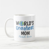 Mug Mignonne Mondes Plus Grande Maman Personnalisée (Gauche)