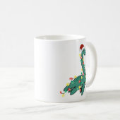 Mug Mignonne monstre de Lochness Noël (Devant droit)