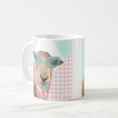 Mug Mignonne Mouton Avec Lunettes (Devant gauche)