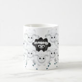 Mug Mignonne mouton noir de la famille (Centre)