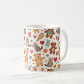 Mug Mignonne muscade de caractère animal (Devant droit)