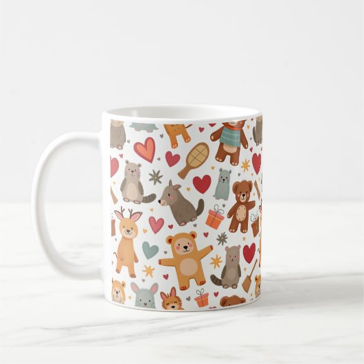 Mug Mignonne muscade de caractère animal (Gauche)
