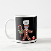 Mug Mignonne Noël 2020 Gingerbread Homme dans le visag (Gauche)