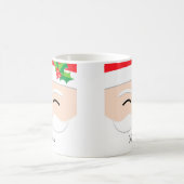 Mug Mignonne Noël Santa Claus Face Holiday (Centre)