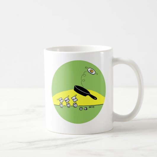 Mug Mignonne Oeuf Cartoon Doit Gymnastique Retourner D (Droite)
