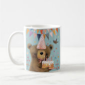 Mug Mignonne Ours Boug d'anniversaire, Cadeau d'annive (Gauche)