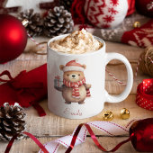Mug Mignonne Ours de Noël Personnalisé Enfant