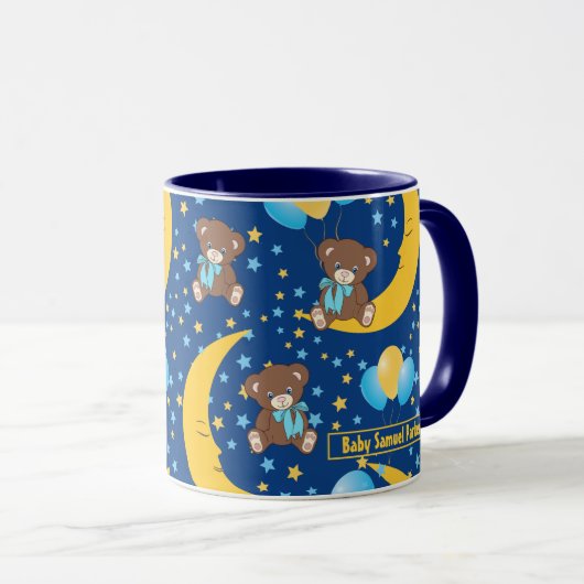 Mug Mignonne ours en peluche assis sur le Motif de la  (Devant droit)