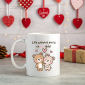 Mug Mignonne ours Valentine, Drôle Couple Valentine