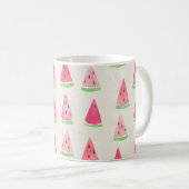 Mug Mignonne pastèque : motif d'aquarelle transparente (Devant droit)