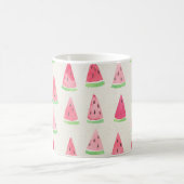 Mug Mignonne pastèque : motif d'aquarelle transparente (Centre)
