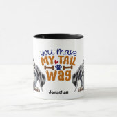 Mug Mignonne Peeking Chien Dalmatien Vous Faites Mon B (Centre)