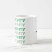 Mug Mignonne Pensée riche Pensées Prospérité Message v (Centre)