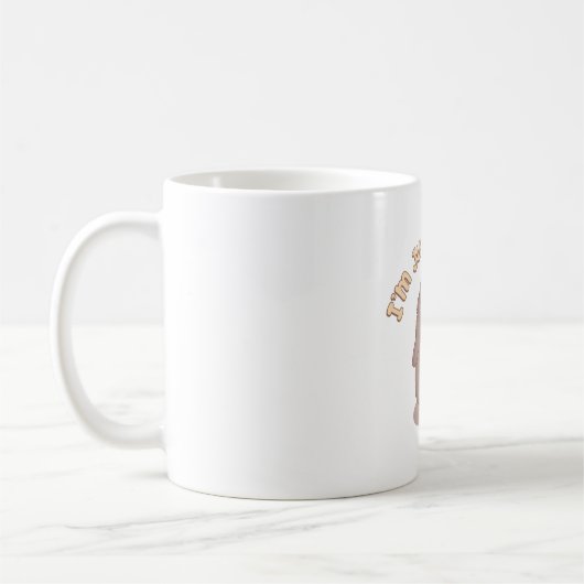 Mug Mignonne Petit Pingouin Je Suis Juste Fluffeux Amu (Gauche)