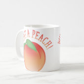 Mug Mignonne quelle pêche (Devant gauche)