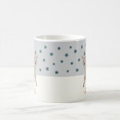 Mug Mignonne Rindeer Flammes de neige Nom du dessin No (Centre)