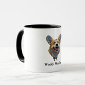 Mug Mignonne roux de corgi gallois (Devant gauche)