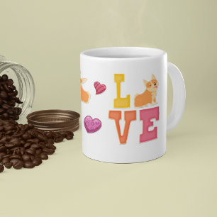 Mug Mignonne Saint Valentin Corgi cadeau Amoureux des 