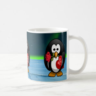Mug Mignonne Saint Valentin Pingouin Drôle Drôle Carto