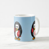 Mug Mignonne Saint Valentin Pingouin Drôle Drôle Carto (Devant droit)