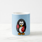 Mug Mignonne Saint Valentin Pingouin Drôle Drôle Carto (Centre)