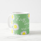 Mug Mignonne salope jaune et blanc vert Daisy Dit (Devant gauche)