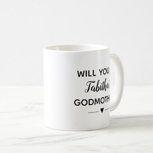 Mug Mignonne seras-tu Godmère Proposition (Devant droit)