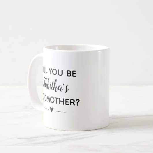 Mug Mignonne seras-tu Godmère Proposition (Devant gauche)