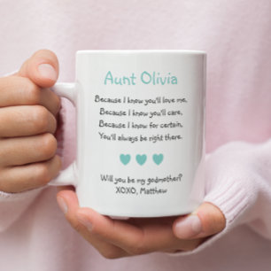 Mug Mignonne Seras-Tu Ma Godmère Poème Photo