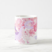 Mug Mignonne sirène rose sous la mer pour les petites (Centre)