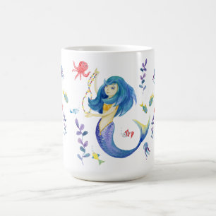 Mug Mignonne sirène sous la mer
