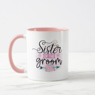 Mug mignonne Soeur de l'art du mot Groom