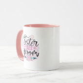 Mug mignonne Soeur de l'art du mot Groom (Devant gauche)