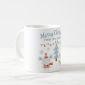 Mug Mignonne souris et arbre de Noël (Devant gauche)