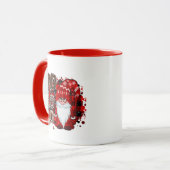 Mug Mignonne Super Rouge Gnome Père Noël Fêtes FEMMES (Devant gauche)