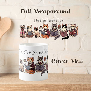 Mug Mignonne "The Cat Book Club"
