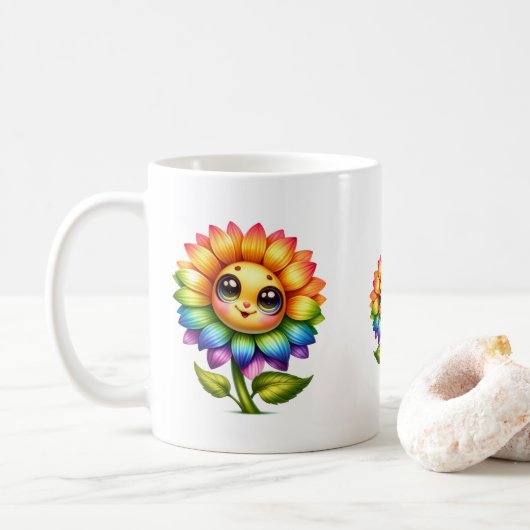 Mug Mignonne Tournesol (Avec donut)