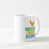 Mug Mignonne Trouble du poulet obsessionnel (Devant droit)