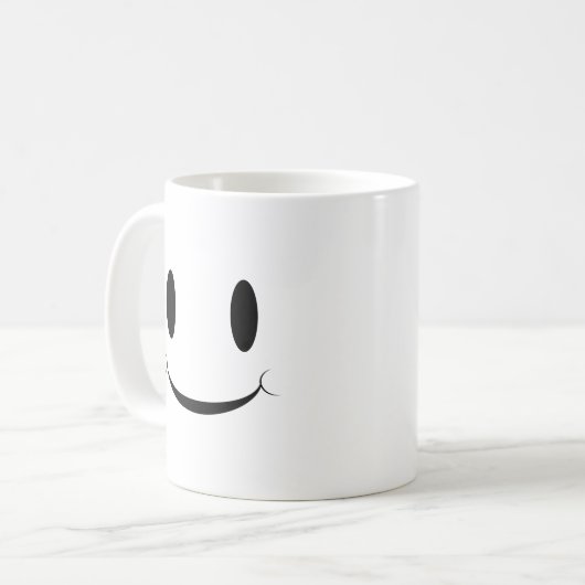 Mug Mignonne Visage Heureux (Devant gauche)