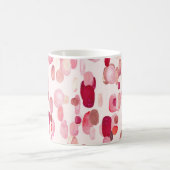 Mug Mignonnes Zones Rouges Roses Simples (Centre)