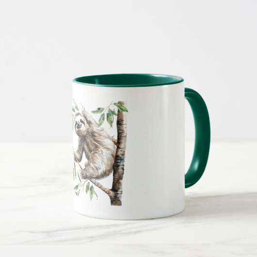 Mug Mignonnette Branchée Dans Un Arbre (Devant droit)