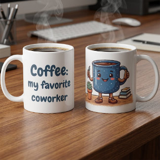 Mug Mignons amateurs de café de bureau Kawaii