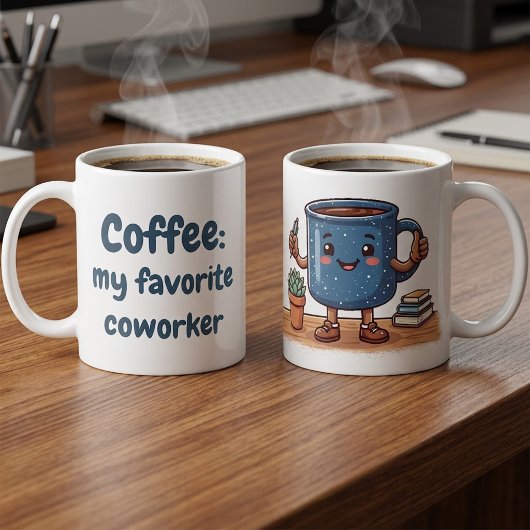 Mug Mignons amateurs de café de bureau Kawaii