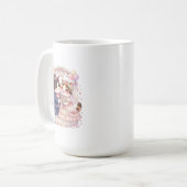 Mug Mignons Chats Mariés Mariage Aquarelle Café (Devant gauche)