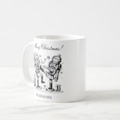 Mug Mignons drôles noix personnalisées Noël (Devant gauche)