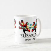 Mug Mignons feux de fête Raid Rustique Cerfs Antlers N (Devant droit)