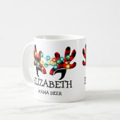 Mug Mignons feux de fête Raid Rustique Cerfs Antlers N (Devant gauche)