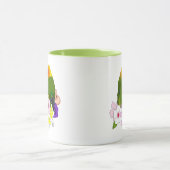 Mug Mignons Inséparables Fleurs Tropicales Oiseau Roma (Centre)
