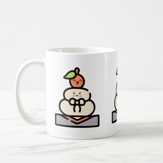 Mug Mignons Kawaii Kagami Mochi (Gauche)