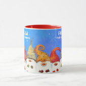 Mug Mignons lutins de Noël Fa La La (Centre)